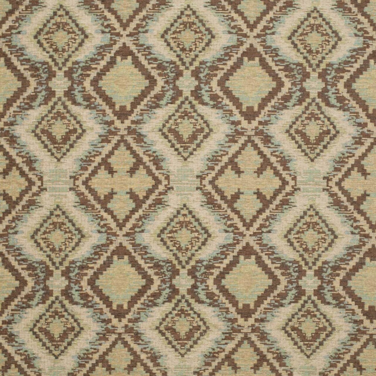 Woodland - Brown Abstract Geometric,southwestern Upholstery Fabric 54 Inches"